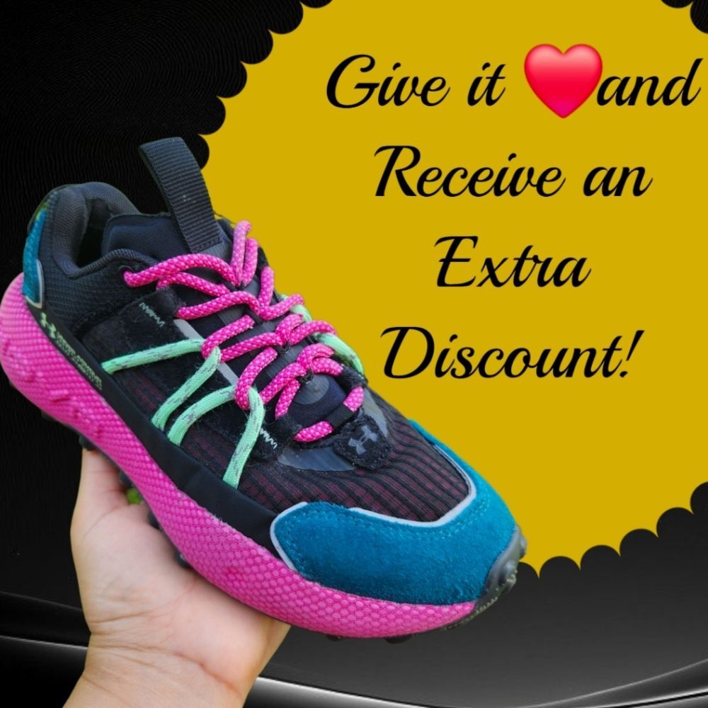 Under Armour Women Sneakers Pink Fat Tire Aventure Pro Trail Running Size 5.5 - Picture 13 of 13